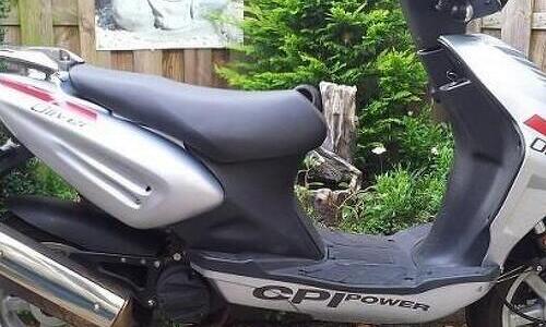 CPI Oliver City zilver snorscooter 2012 in nieuwstaat - 3/4